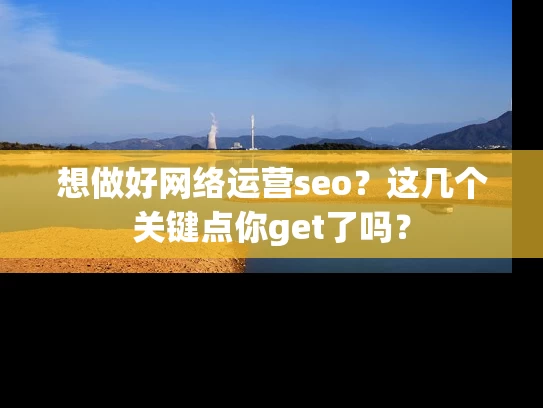 想做好网络运营seo？这几个关键点你get了吗？