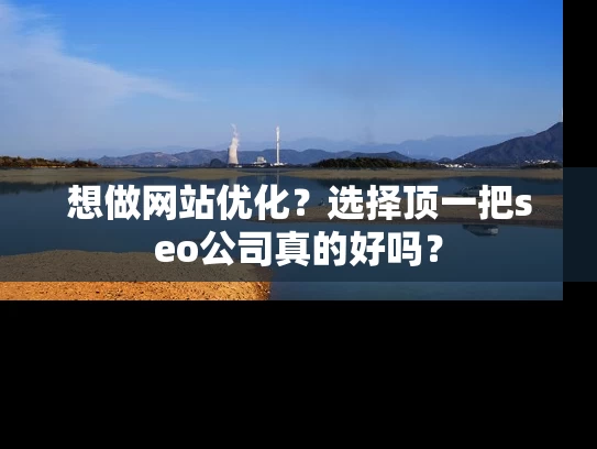 想做网站优化？选择顶一把seo公司真的好吗？