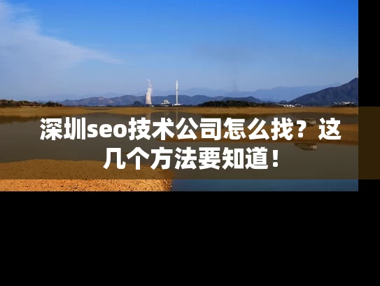 深圳seo技术公司怎么找？这几个方法要知道！
