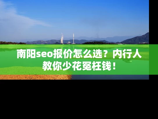 南阳seo报价怎么选？内行人教你少花冤枉钱！