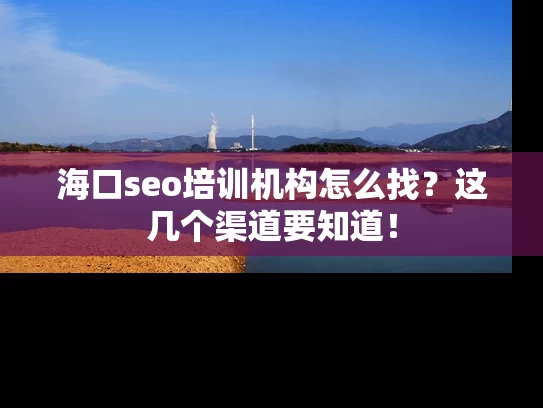 海口seo培训机构怎么找？这几个渠道要知道！