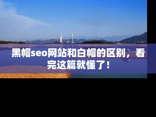 黑帽seo网站和白帽的区别，看完这篇就懂了！