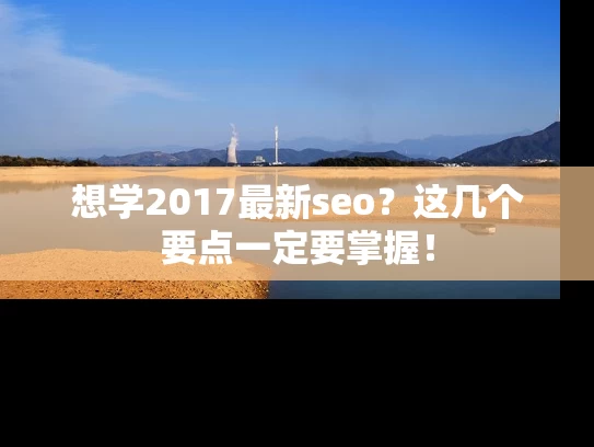 想学2017最新seo？这几个要点一定要掌握！