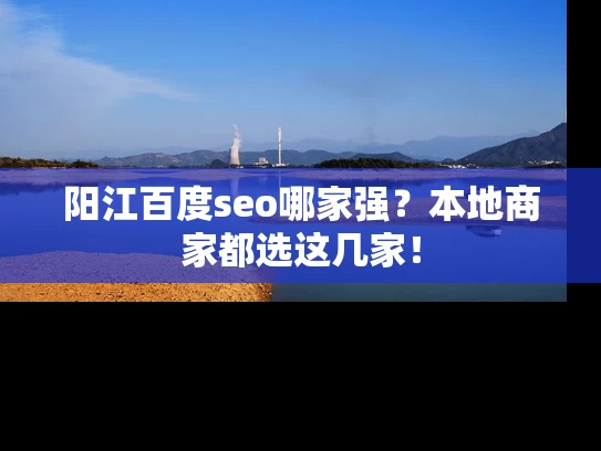 阳江百度seo哪家强？本地商家都选这几家！