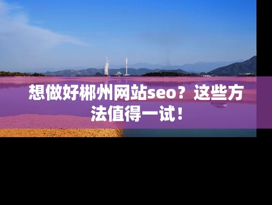 想做好郴州网站seo？这些方法值得一试！