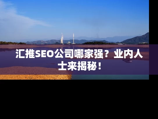 汇推SEO公司哪家强？业内人士来揭秘！