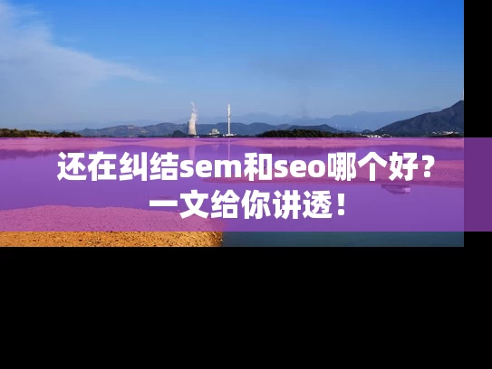 还在纠结sem和seo哪个好？一文给你讲透！