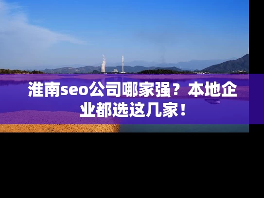 淮南seo公司哪家强？本地企业都选这几家！