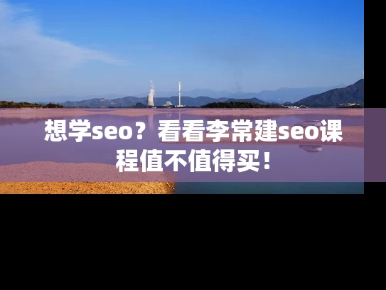 想学seo？看看李常建seo课程值不值得买！