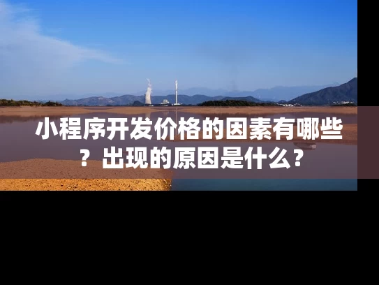 小程序开发价格的因素有哪些？出现的原因是什么？