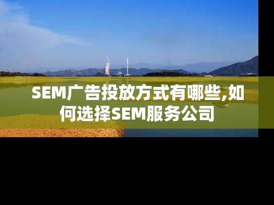 SEM广告投放方式有哪些,如何选择SEM服务公司