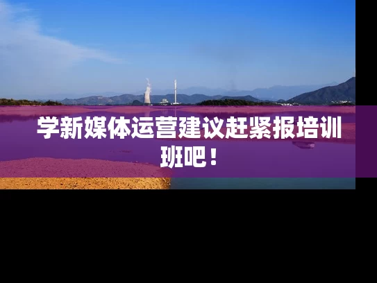 学新媒体运营建议赶紧报培训班吧！
