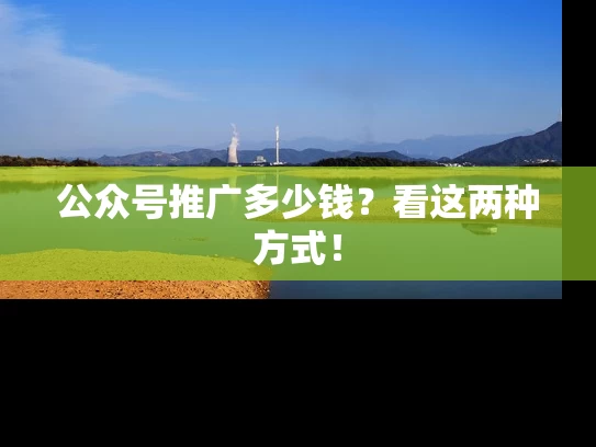 公众号推广多少钱？看这两种方式！