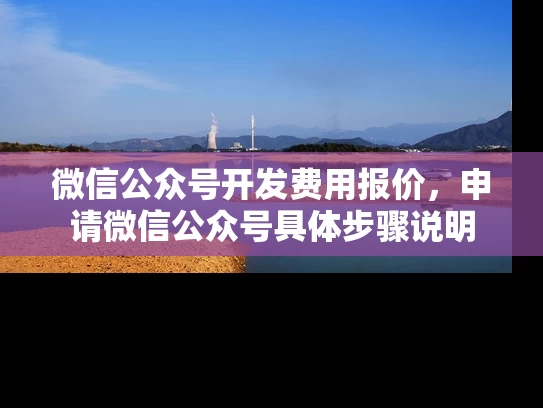 微信公众号开发费用报价，申请微信公众号具体步骤说明
