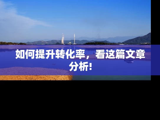 如何提升转化率，看这篇文章分析!