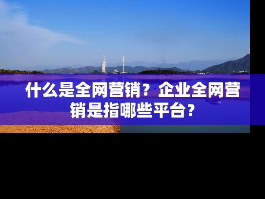 什么是全网营销？企业全网营销是指哪些平台？