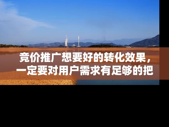 竞价推广想要好的转化效果，一定要对用户需求有足够的把握！