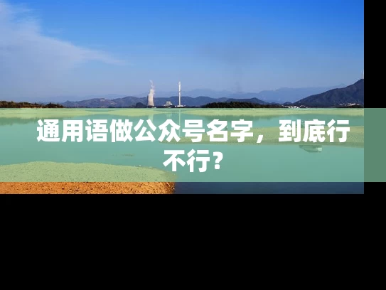 通用语做公众号名字，到底行不行？