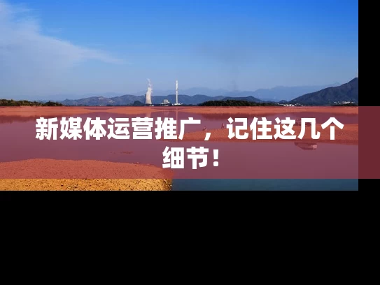 新媒体运营推广，记住这几个细节！