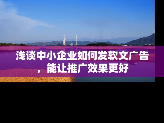 浅谈中小企业如何发软文广告，能让推广效果更好