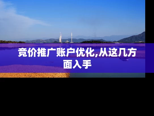 竞价推广账户优化,从这几方面入手