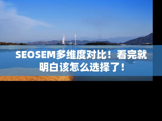 SEOSEM多维度对比！看完就明白该怎么选择了！