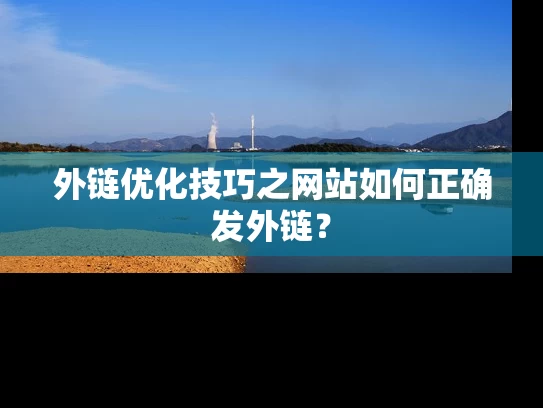 外链优化技巧之网站如何正确发外链？