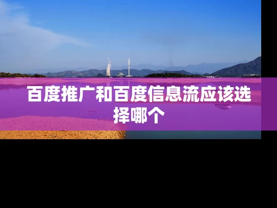 百度推广和百度信息流应该选择哪个