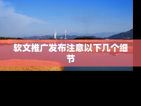 软文推广发布注意以下几个细节