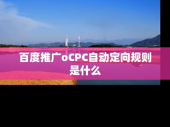 百度推广oCPC自动定向规则是什么
