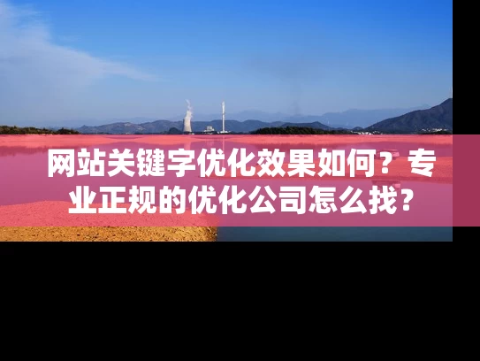 网站关键字优化效果如何？专业正规的优化公司怎么找？