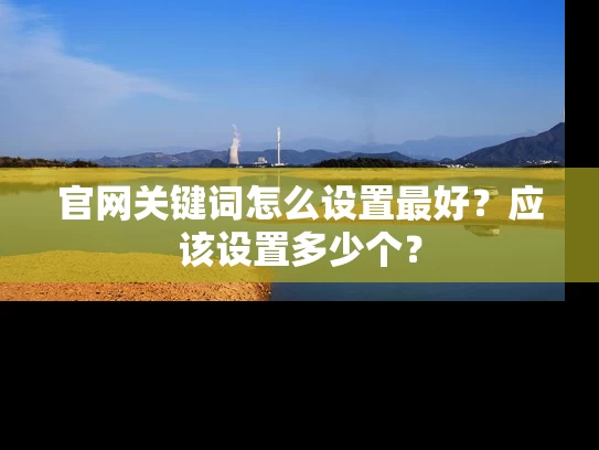官网关键词怎么设置最好？应该设置多少个？