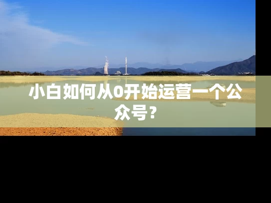 小白如何从0开始运营一个公众号？