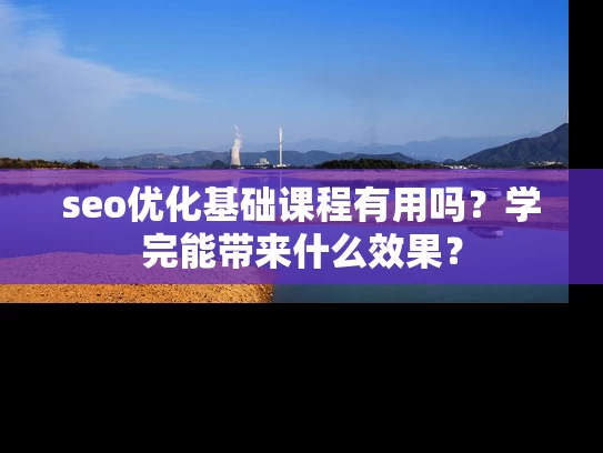 seo优化基础课程有用吗？学完能带来什么效果？