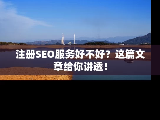 注册SEO服务好不好？这篇文章给你讲透！