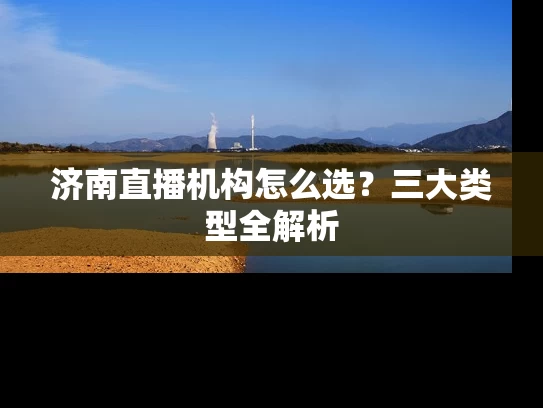 济南直播机构怎么选？三大类型全解析