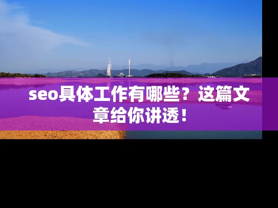 seo具体工作有哪些？这篇文章给你讲透！