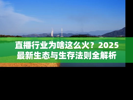直播行业为啥这么火？2025最新生态与生存法则全解析