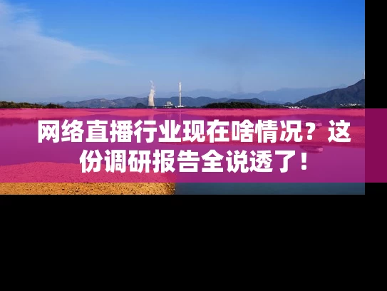 网络直播行业现在啥情况？这份调研报告全说透了！