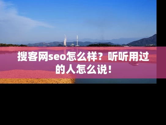 搜客网seo怎么样？听听用过的人怎么说！