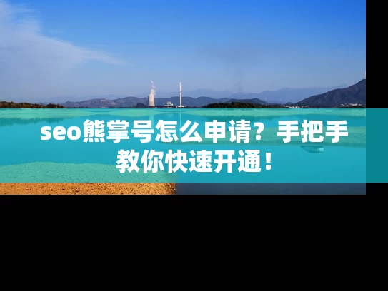 seo熊掌号怎么申请？手把手教你快速开通！