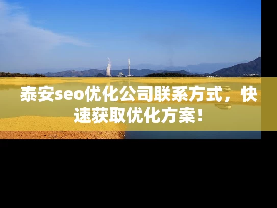 泰安seo优化公司联系方式，快速获取优化方案！