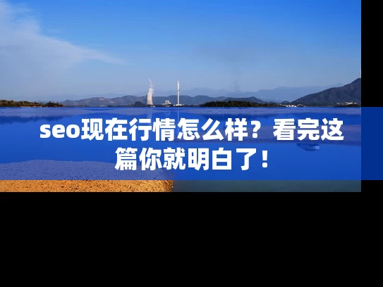 seo现在行情怎么样？看完这篇你就明白了！