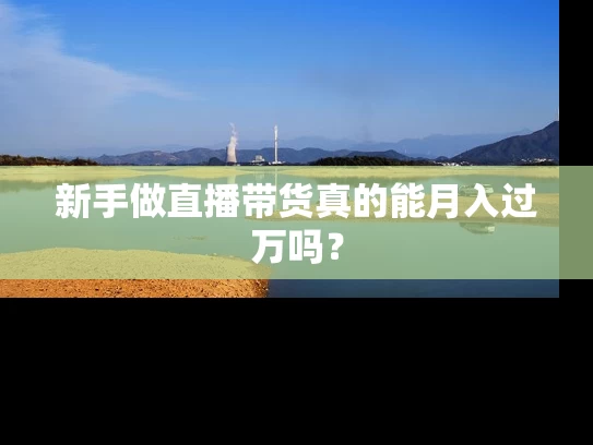 新手做直播带货真的能月入过万吗？