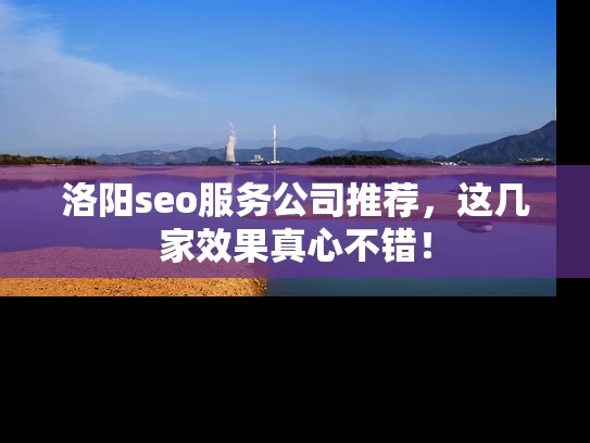 洛阳seo服务公司推荐，这几家效果真心不错！