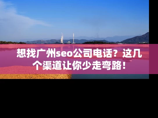 想找广州seo公司电话？这几个渠道让你少走弯路！