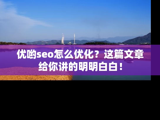 优哟seo怎么优化？这篇文章给你讲的明明白白！