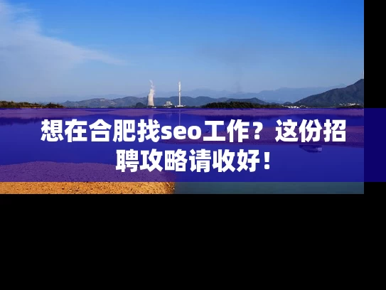 想在合肥找seo工作？这份招聘攻略请收好！