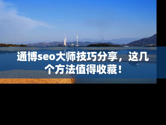 通博seo大师技巧分享，这几个方法值得收藏！