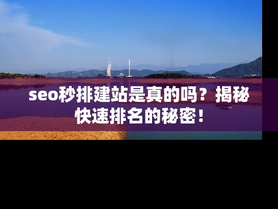 seo秒排建站是真的吗？揭秘快速排名的秘密！